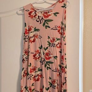 Floral swing dress